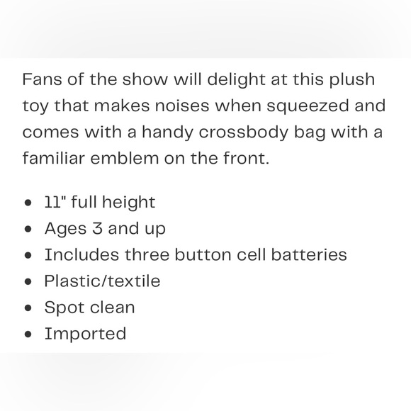 Star Wars GROGU Plush 11”Inch Toy,,Character Figure W/Soft Body Sounds & Carrier - Picture 5 of 5